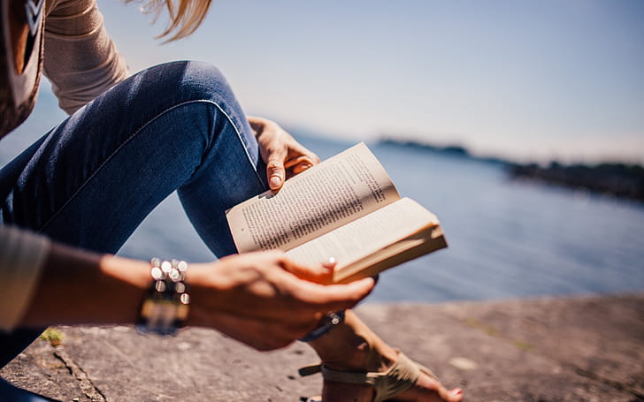 Reading,  , Book wallpaper