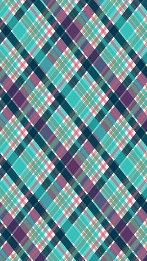 Teal plaid , Pattern , Cat , Backgrounds phone wallpaper