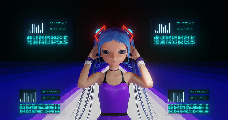 System Error, Hatsune Miku wallpaper
