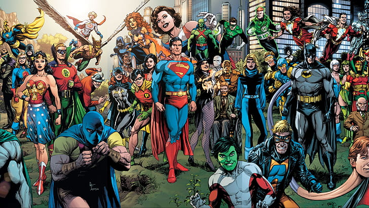Epic DC Comics Heroes  Showcase, Comic, DC Comics wallpaper