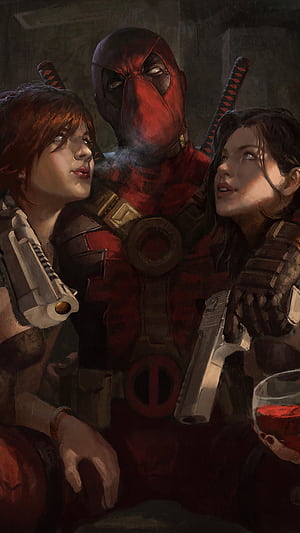 Comic, Deadpool phone wallpaper
