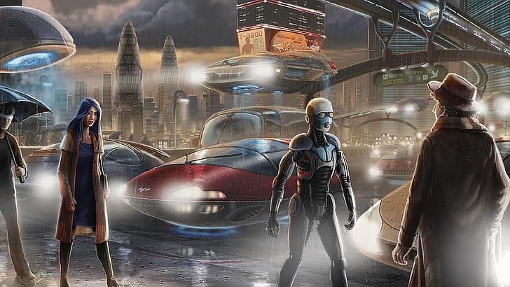 City, Sci Fi wallpaper