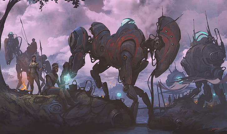 Sci Fi, robot wallpaper