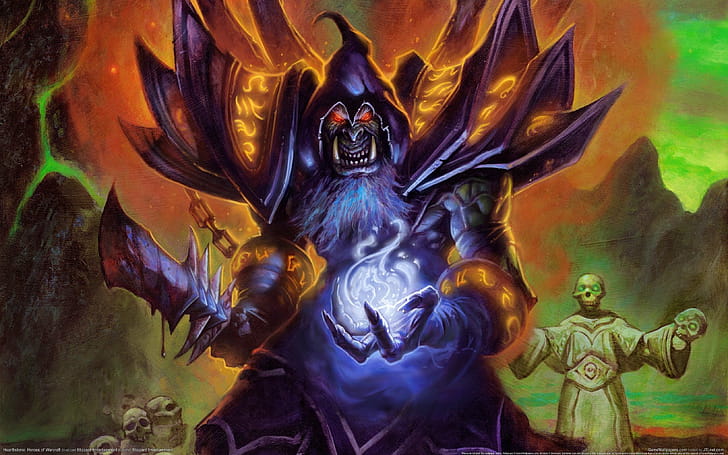 Warlock, Hearthstone wallpaper