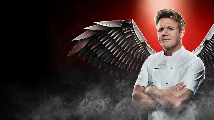 Gordon Ramsay, Hell's Kitchen, High-resolution , Culinary intensity wallpaper