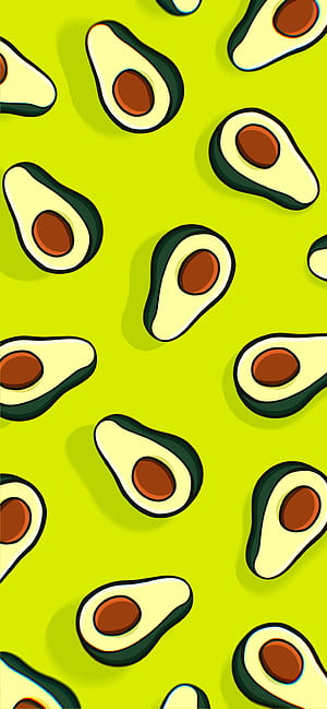 Artwork, Avocado phone wallpaper