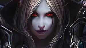 Evil elf , On wallpaper