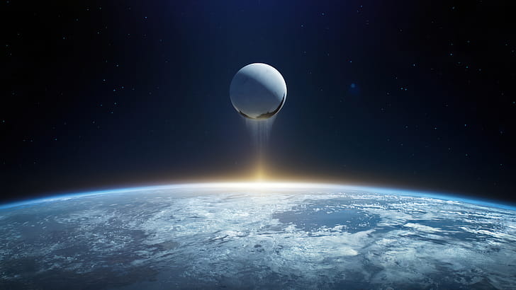 Celestial Dawn: Stunning   Space wallpaper
