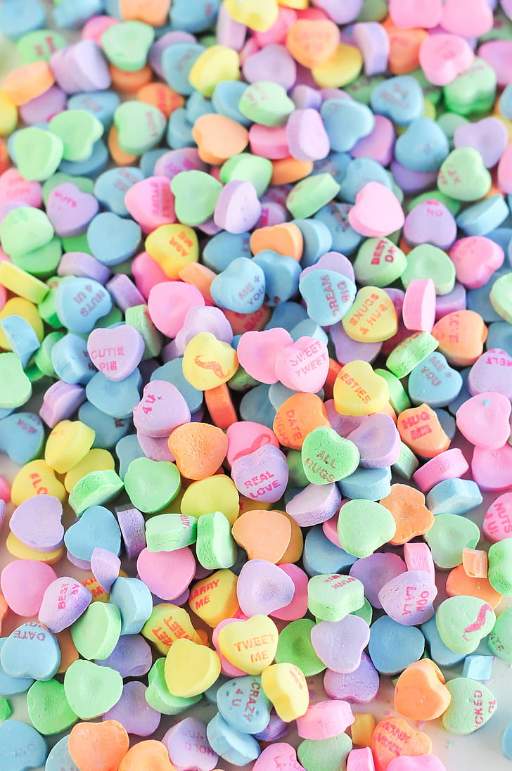 Hearts, Candy phone wallpaper