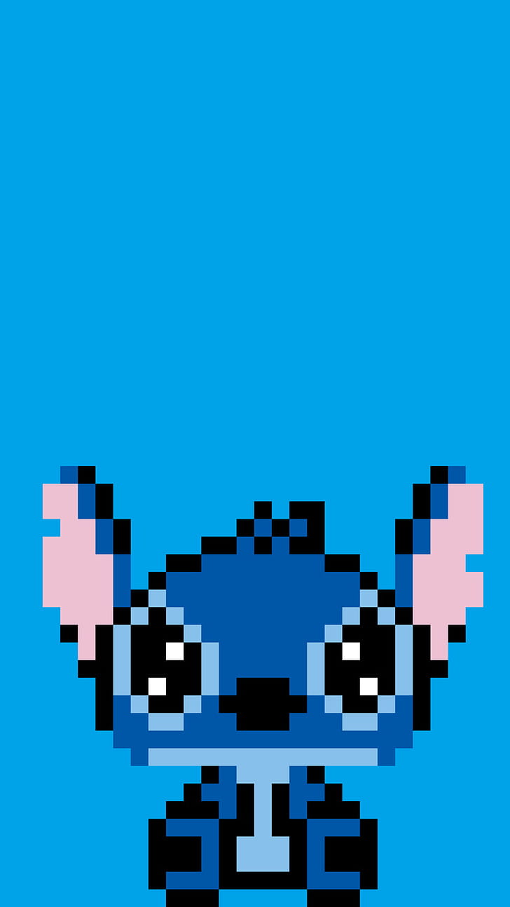 Artwork, Stitch phone wallpaper