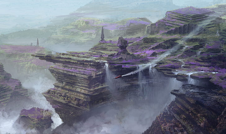 Mistbound Plateau - Sci-Fi Exploration, Sci Fi, exploration wallpaper