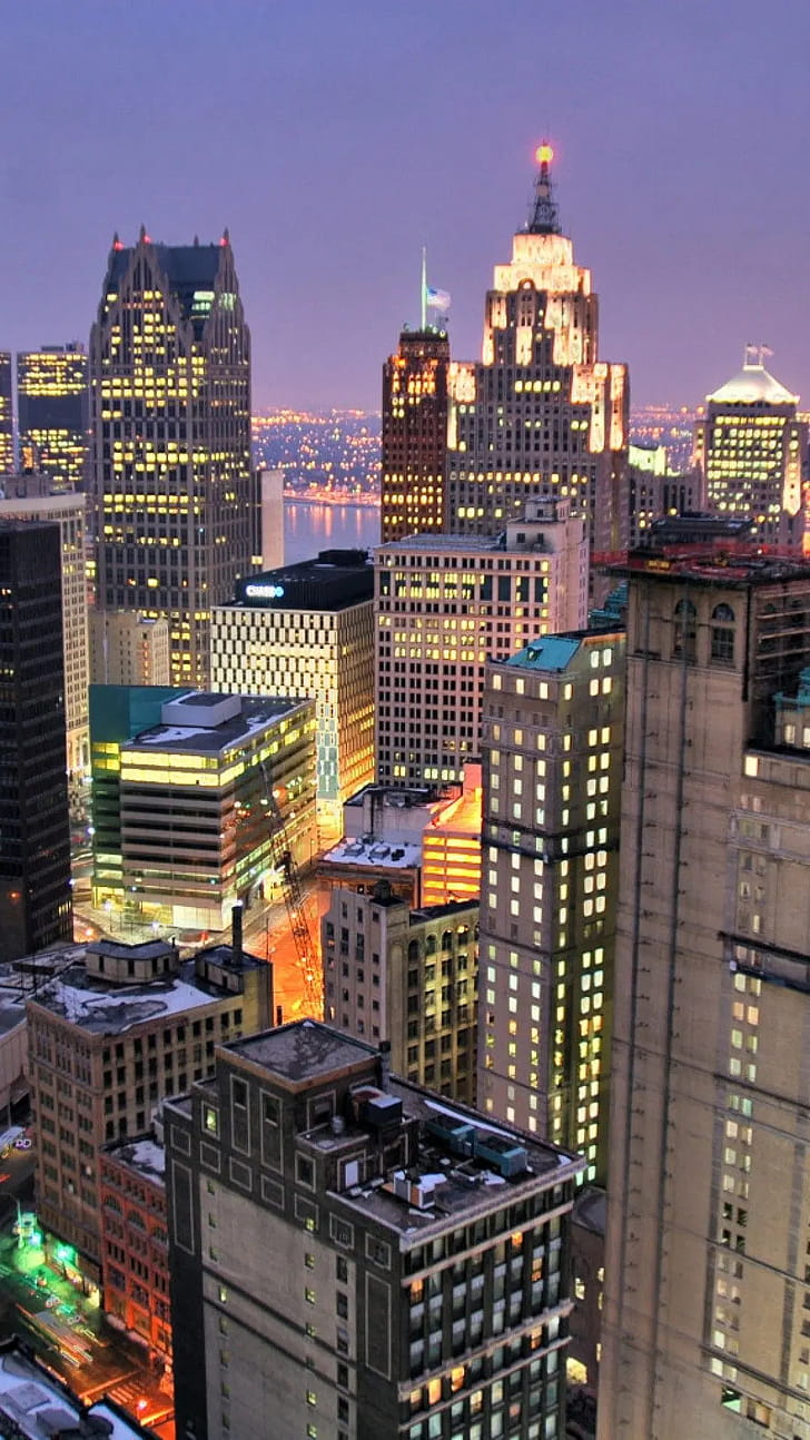 Detroit, Android iPhone  backgrounds phone wallpaper