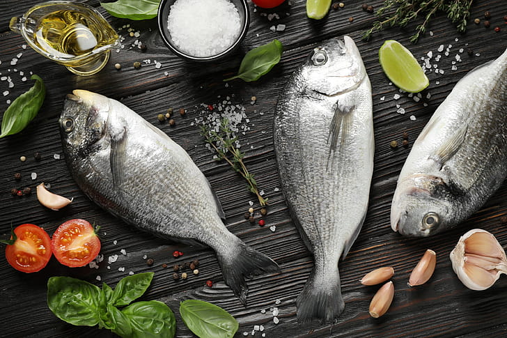 food, fish wallpaper