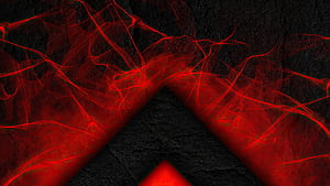Triangle Flame Abstract , triangle, abstract, red wallpaper