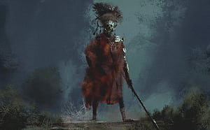 dark, warrior wallpaper