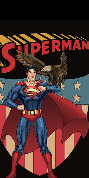 Comic, Superman phone wallpaper