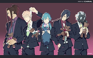 Dramatical Murder, Anime, Aoba Seragaki, Clear (Dramatical Murder), Koujaku (Dramatical Murder), Noiz (Dramatical Murder), Ren (Dramatical Murder) wallpaper