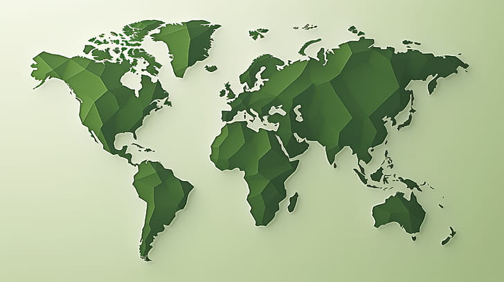Geometric World Map, map, Misc, world map wallpaper