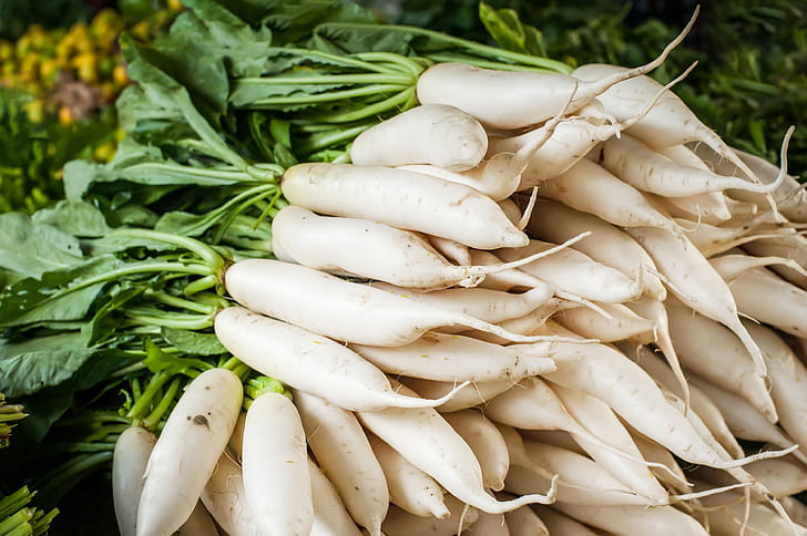 Daikon radish, Food wallpaper