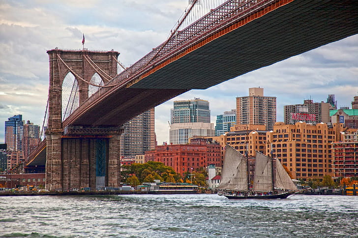 Brooklyn Bridge,  ,  tablet, wallpaper