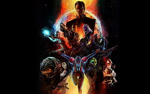 Mass Effect 2 ,  resolution, wallpaper