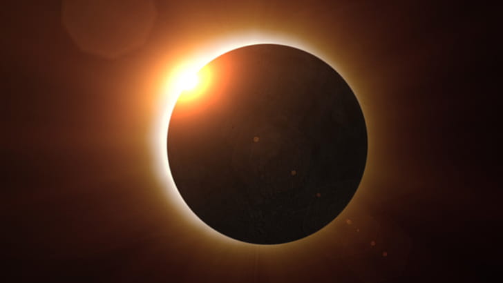 Solar Eclipse, Celestial marvel, Astronomical phenomenon, Dazzling spectacle wallpaper