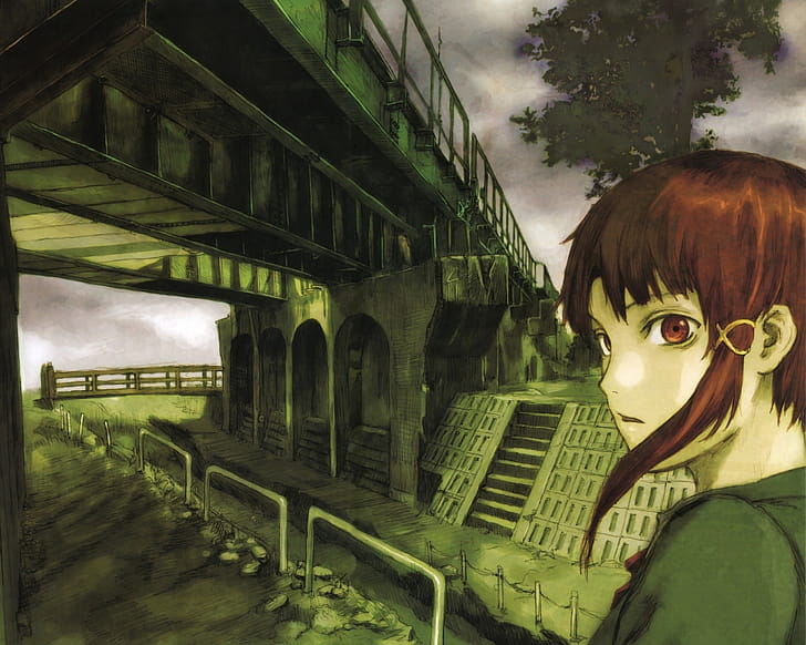 Serial Experiments Lain, Anime wallpaper