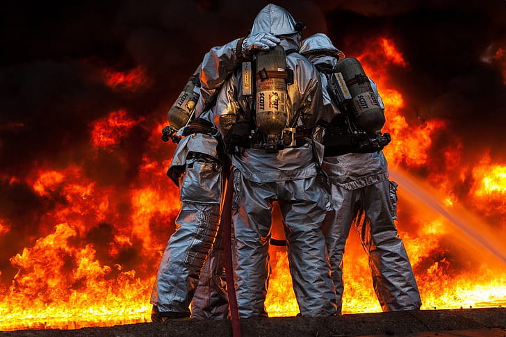 Fireman, Firefighter, , wallpaper