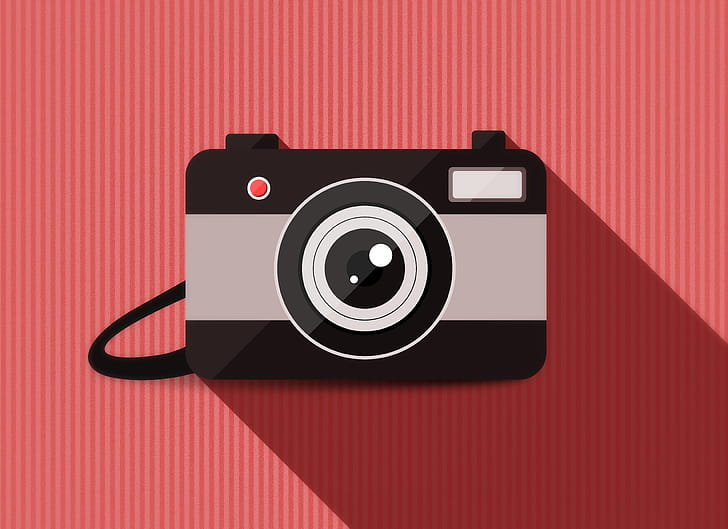 Camera Vector Minimalism  , camera, minimalism, vector wallpaper