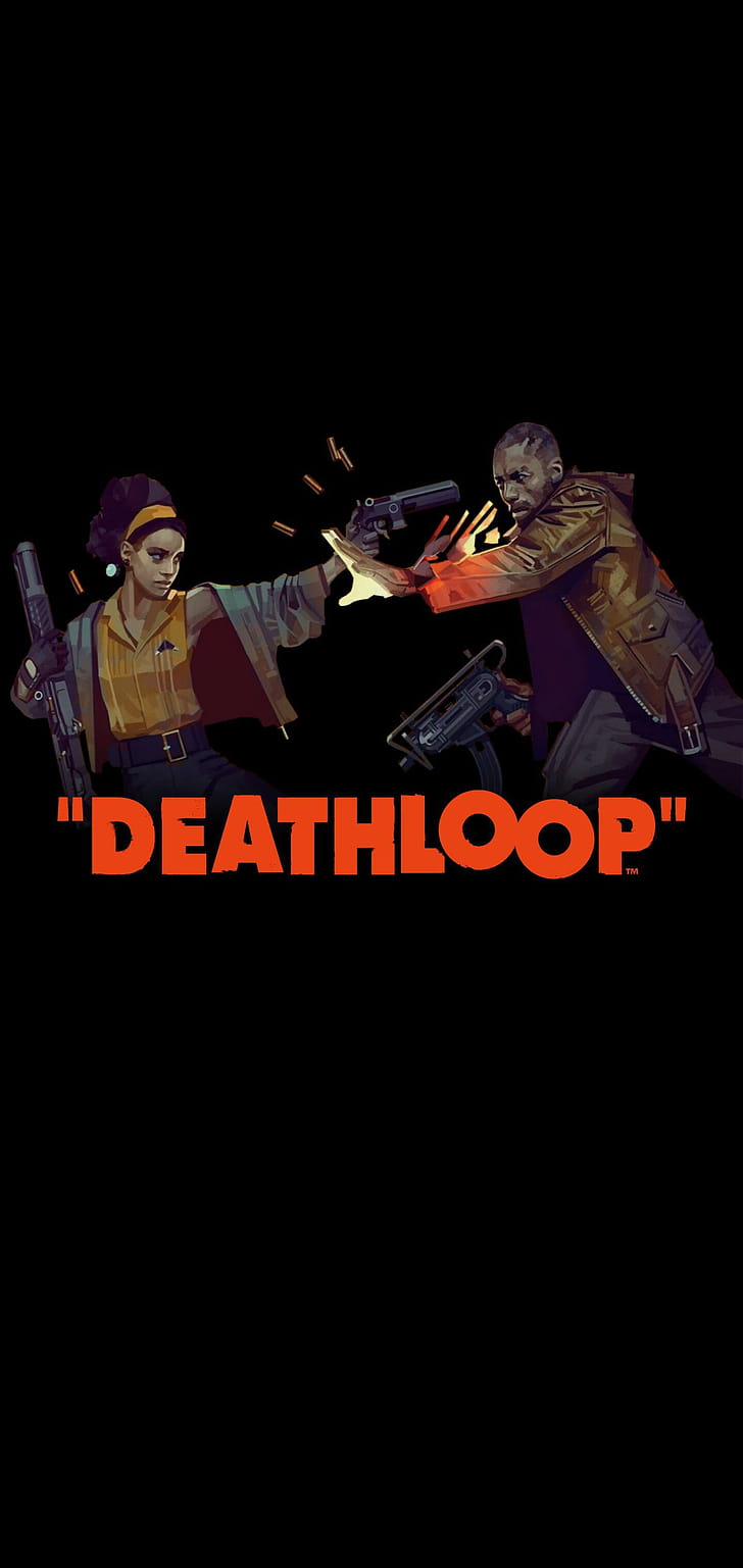 Logo, Deathloop phone wallpaper