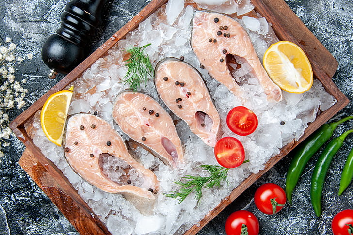 food, fish wallpaper