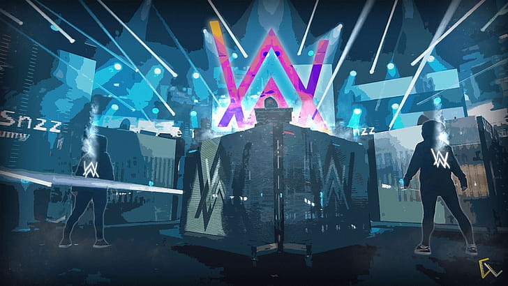 Alan Walker,  ,  backgrounds, Mesmerizing visuals wallpaper