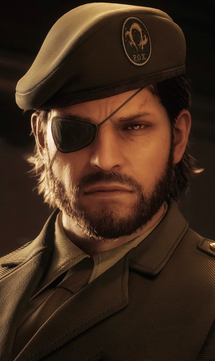 Snake Eater - Eye-Patch FOX Unit Mobile, video game phone wallpaper