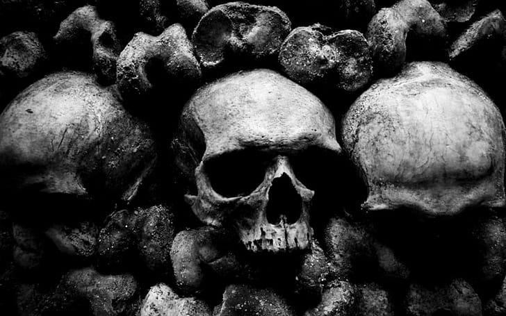 Dark, Skull wallpaper