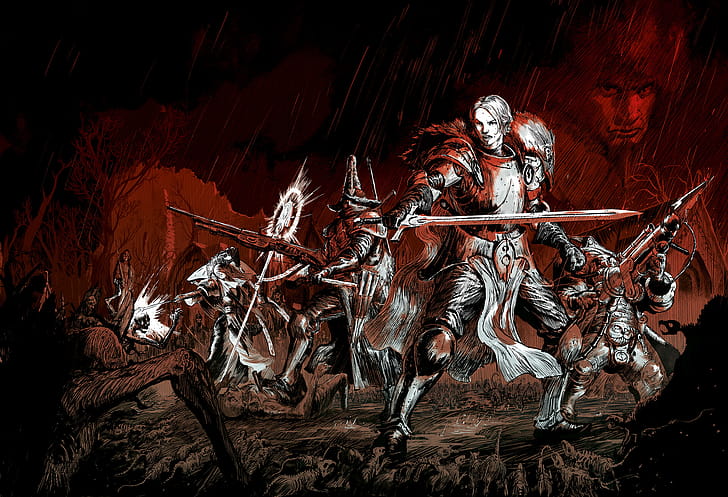 dark, warrior wallpaper