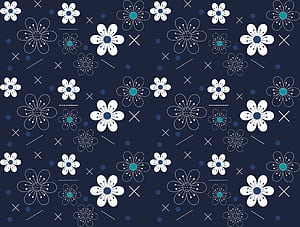 Flowers Pattern , pattern, flowers, texture wallpaper