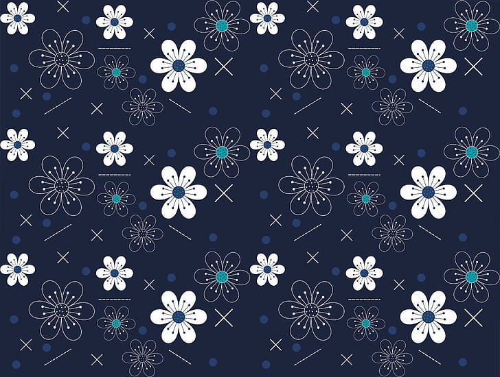 Flowers Pattern , pattern, flowers, texture wallpaper