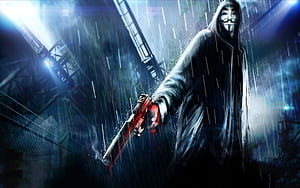 Anonymus Vendetta, anonymus, hacker, computer wallpaper