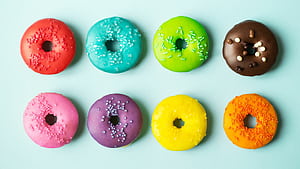 Doughnuts, Sweets wallpaper