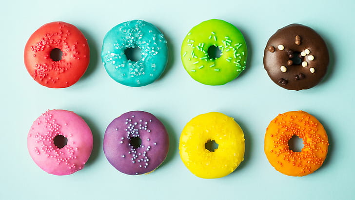 Doughnuts, Sweets wallpaper