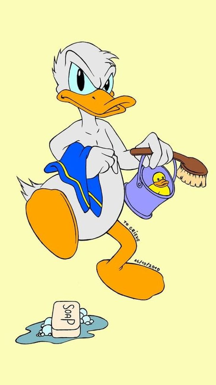 Donald Duck,  , iPhone , Android phone wallpaper