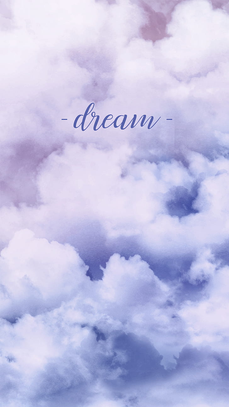 Fluffy clouds, cloud, Misc, word phone wallpaper