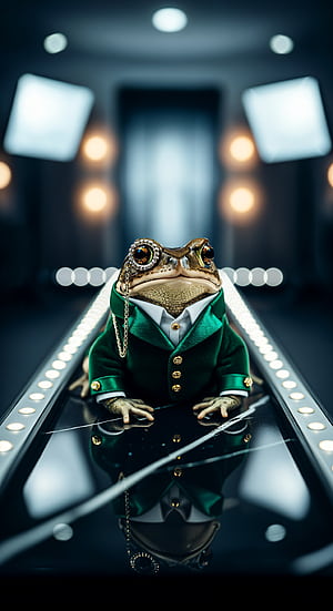 Dapper Toad — iPhone & Android Phone, frog, suit phone wallpaper