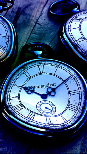 Clock distort , Iphone phone wallpaper