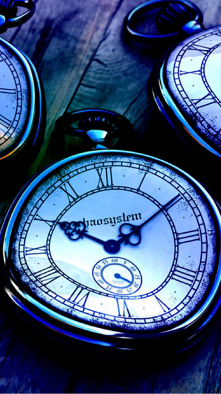 Clock distort , Iphone phone wallpaper