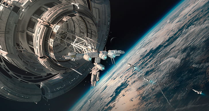 Orbit, Space Stations wallpaper