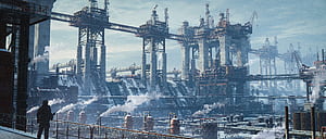 Polar Drill - Extractors, Sci Fi, Structure wallpaper