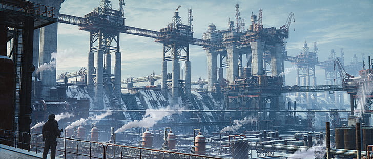 Polar Drill - Extractors, Sci Fi, Structure wallpaper