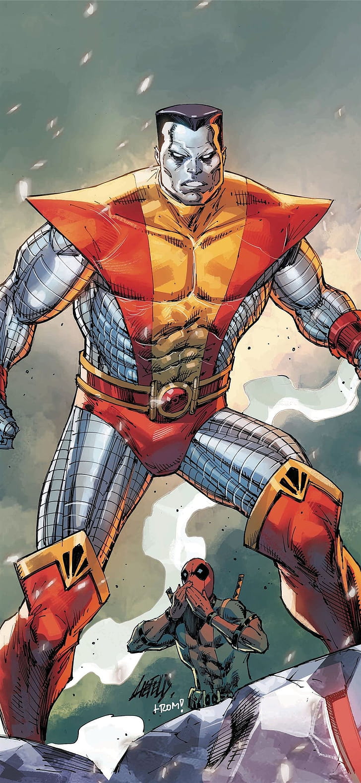 Colossus, Deadpool 2, iPhone, phone wallpaper