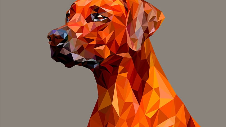 Dog, Facets wallpaper